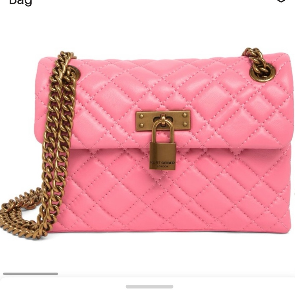Kurt Geiger The Brixton Mini Quilted Chain Shoulder Bag